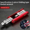 "Mini Survival Wrench â€“ Outdoor/Gear Repair Tool with Interchangeable Sockets"
