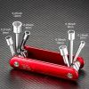 "Mini Survival Wrench â€“ Outdoor/Gear Repair Tool with Interchangeable Sockets"