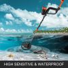 Metal Detector Waterproof Disc Metal detectors Underwater Underground high Accuracy LCD Display Metal Detector for Adults and Children Headphone Autom