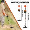 Metal Detector for Adults & Kids, 8 Inch Waterproof Search Coil with High Accuracy Pointer Display, Adjustable 38''-49'' Gold Detector