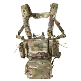 Adjustable & Detachable Tactical Chest Rig (Color: CP)